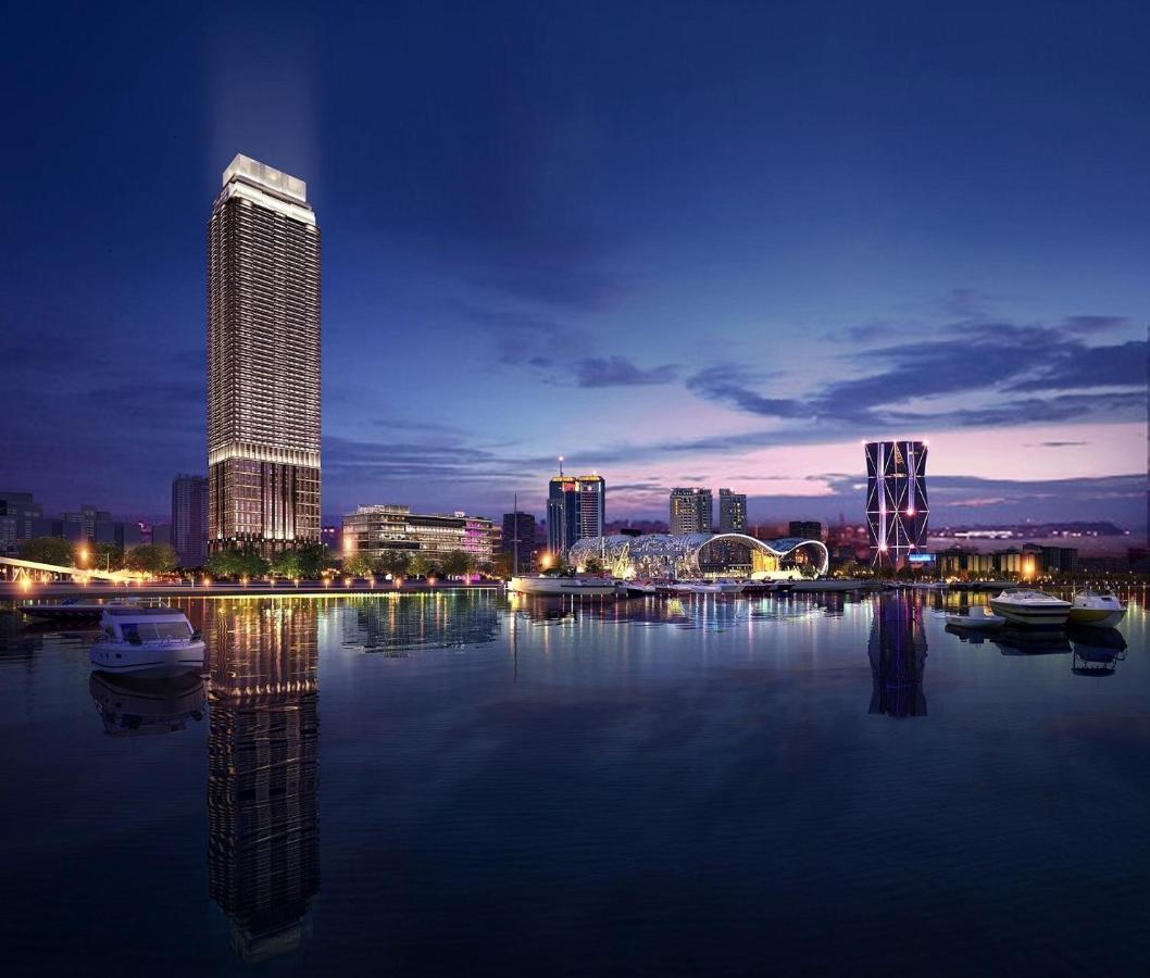 فندق Intercontinental Kaohsiung By Ihg المظهر الخارجي الصورة The complex at night